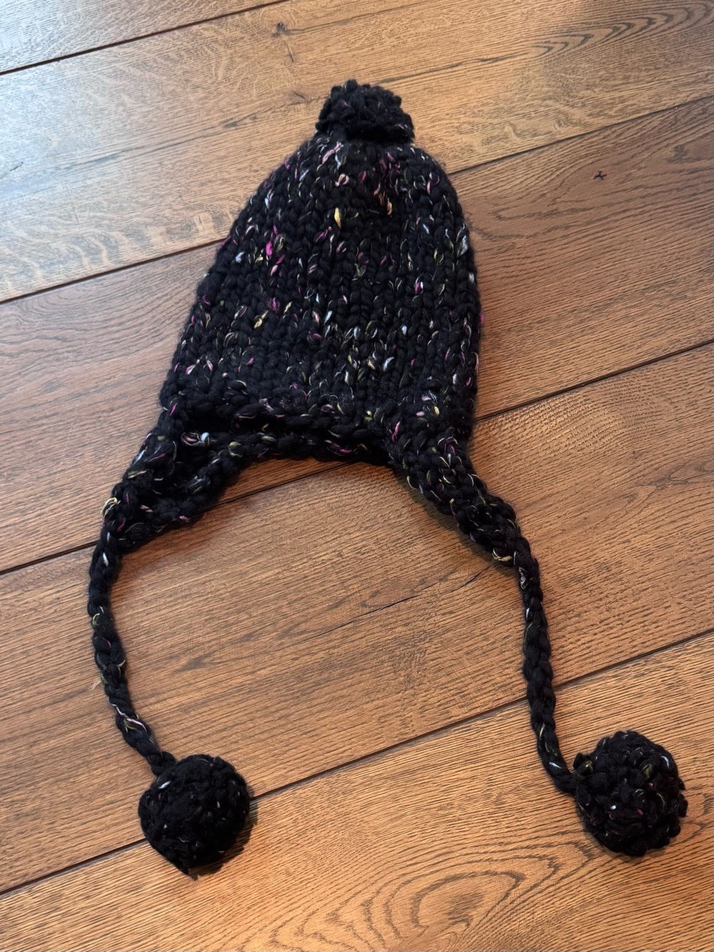Loopy Mango chunky knit hat